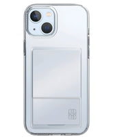 Uniq iPhone 15 Uyumlu Air Fender Kartvizitli Şeffaf Silikon Kılıf - Şeffaf - Strapg