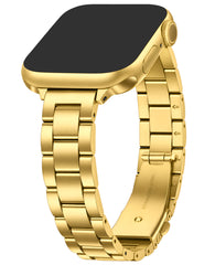 Apple Watch Uyumlu Metal Paslanmaz Çelik Slim Claren Loop Kordon