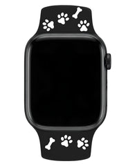 Apple Watch Uyumlu Pati Desenli Pawsense Silikon Loop Kordon