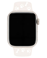 Apple Watch Uyumlu Pati Desenli Pawsense Silikon Loop Kordon