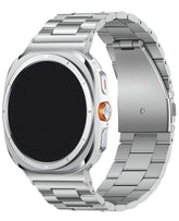 Samsung Galaxy Watch 7 Ultra / Watch Ultra 2 Uyumlu Metal Paslanmaz Çelik Oyster Loop Kordon