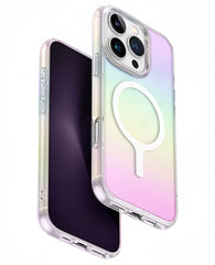 Uniq iPhone 16 Pro Uyumlu Iridescia Magsafe Hologram Kılıf
