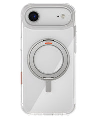 iPhone 17 Air uyumlu Uniq Swivix Rotating Kickstand kılıfın arka kısmı, kamera ve dönebilen stand detayları.