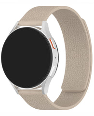 Samsung Galaxy Watch 4 5 6 7 Fe 40 44 Classic 42 43 46 47 mm Uyumlu Manyetik Silikon Kordon