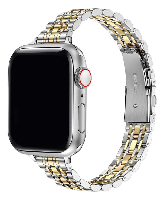 Apple Watch Uyumlu Metal Paslanmaz Çelik Slim Jubilee Loop Kordon