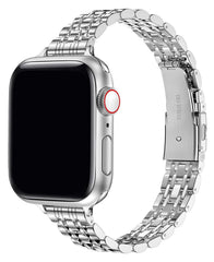 Apple Watch Uyumlu Metal Paslanmaz Çelik Slim Jubilee Loop Kordon