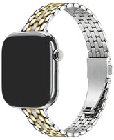 Apple Watch Uyumlu Slim Metal Paslanmaz Çelik Gliss Loop Korrdon