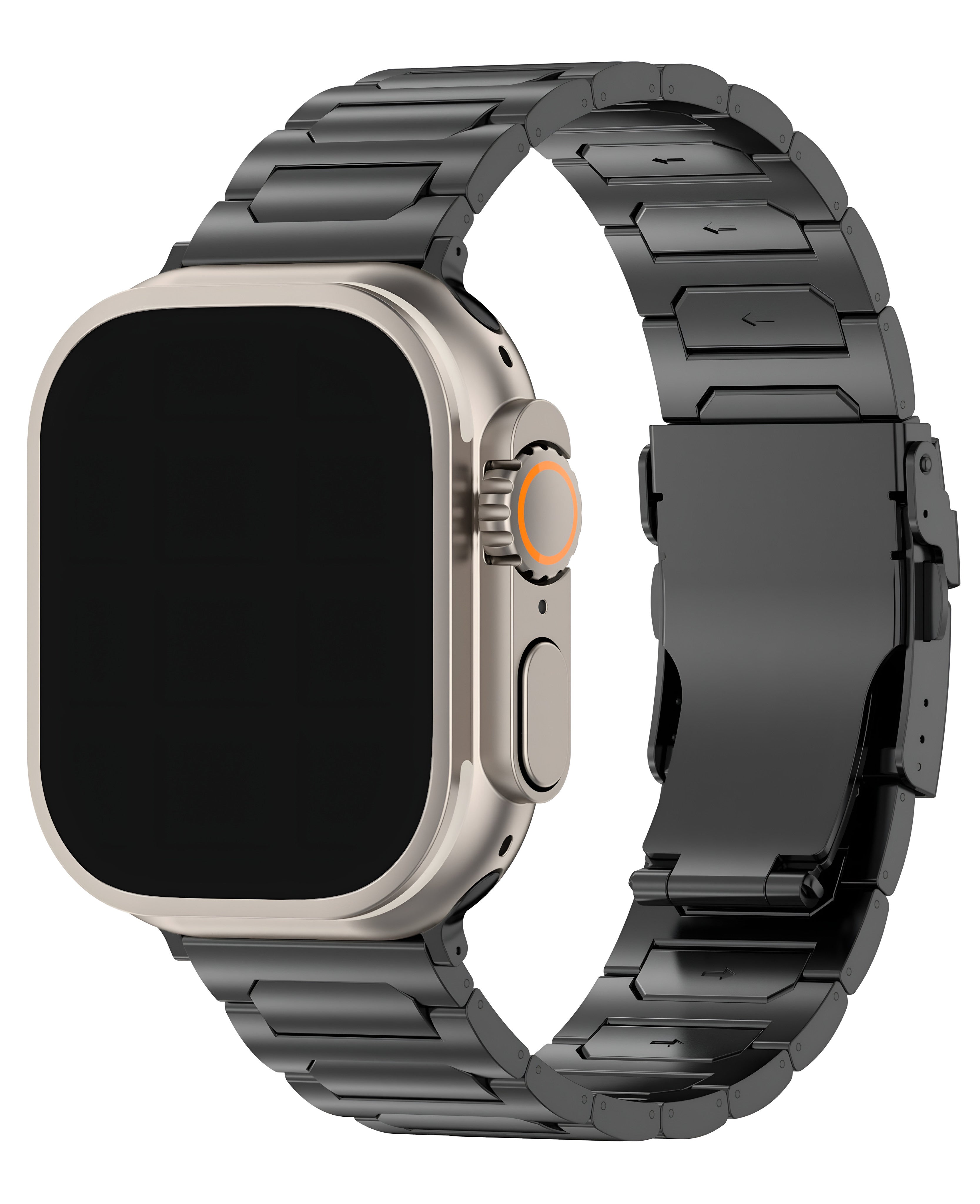 Apple Watch Uyumlu Tokalı Titanyum Kordon