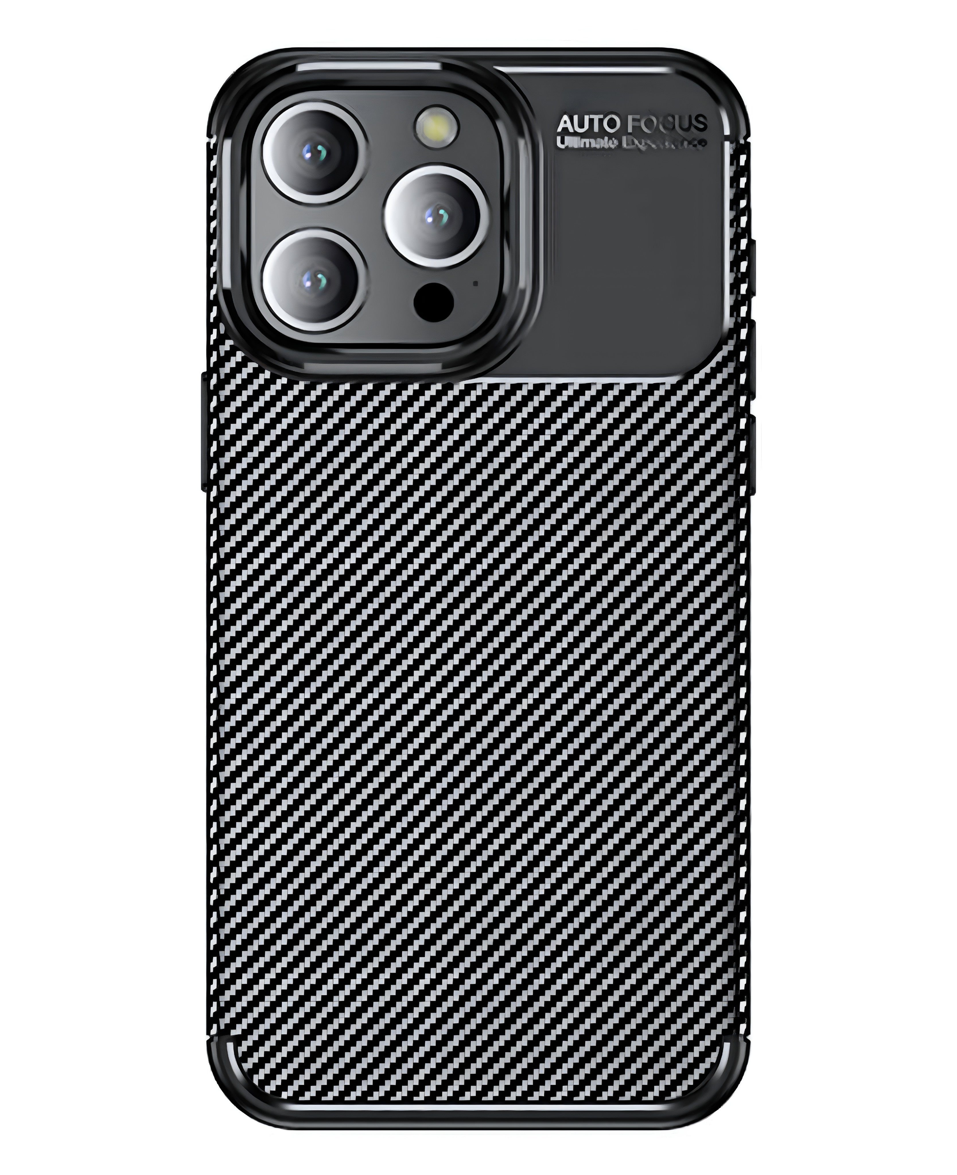 iPhone 15 Pro Max Uyumlu Karbon Silikon Kılıf