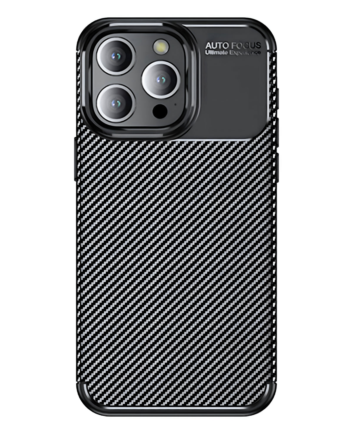 iPhone 15 Pro Max Uyumlu Karbon Silikon Kılıf