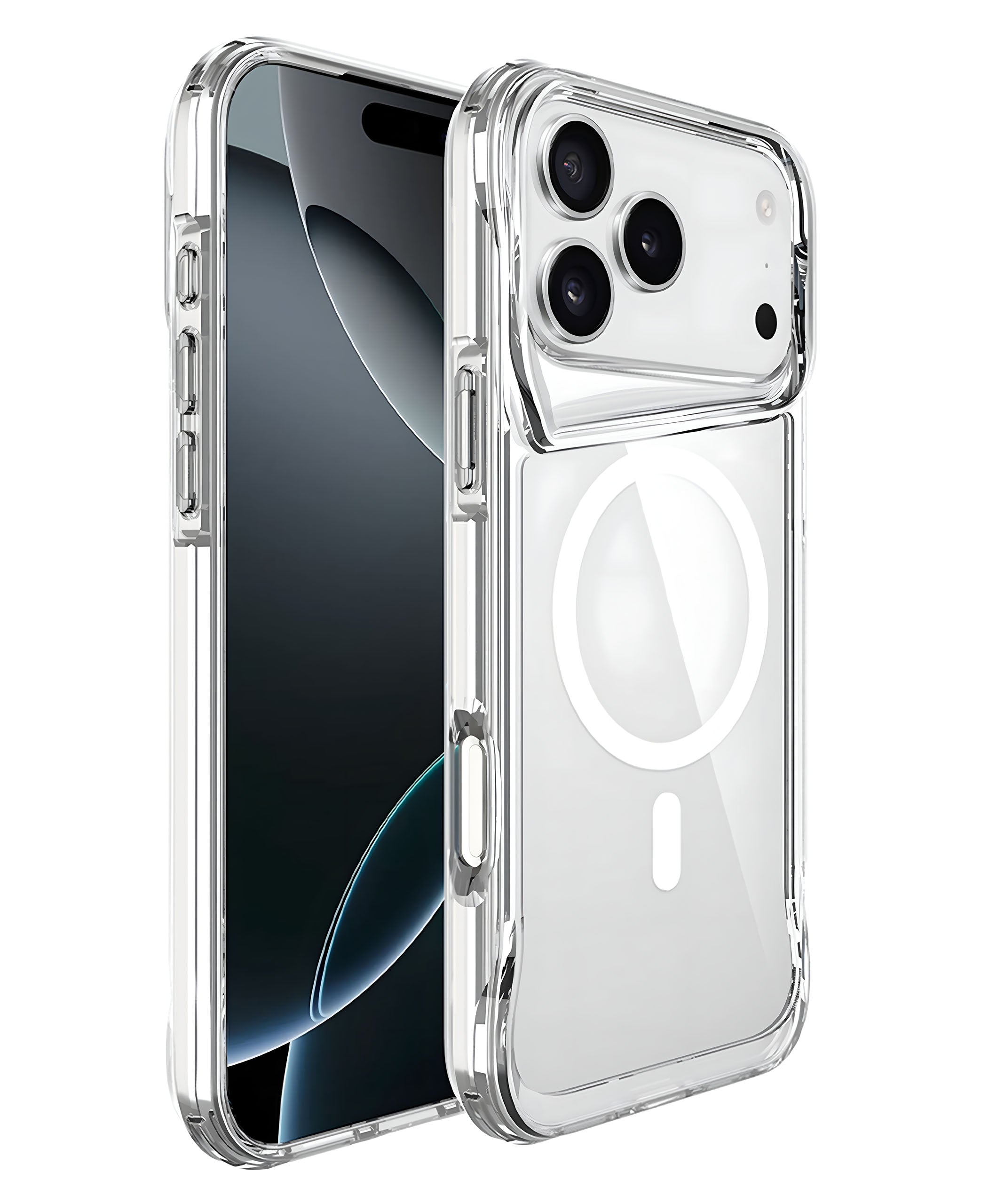 iPhone 17 Pro Uyumlu Şeffaf Magsafe Kılıf