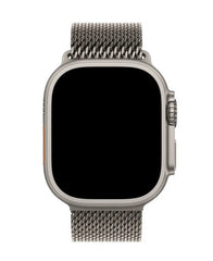 Apple Watch Uyumlu Metal Hasır Paslanmaz Çelik Amares Loop Kordon