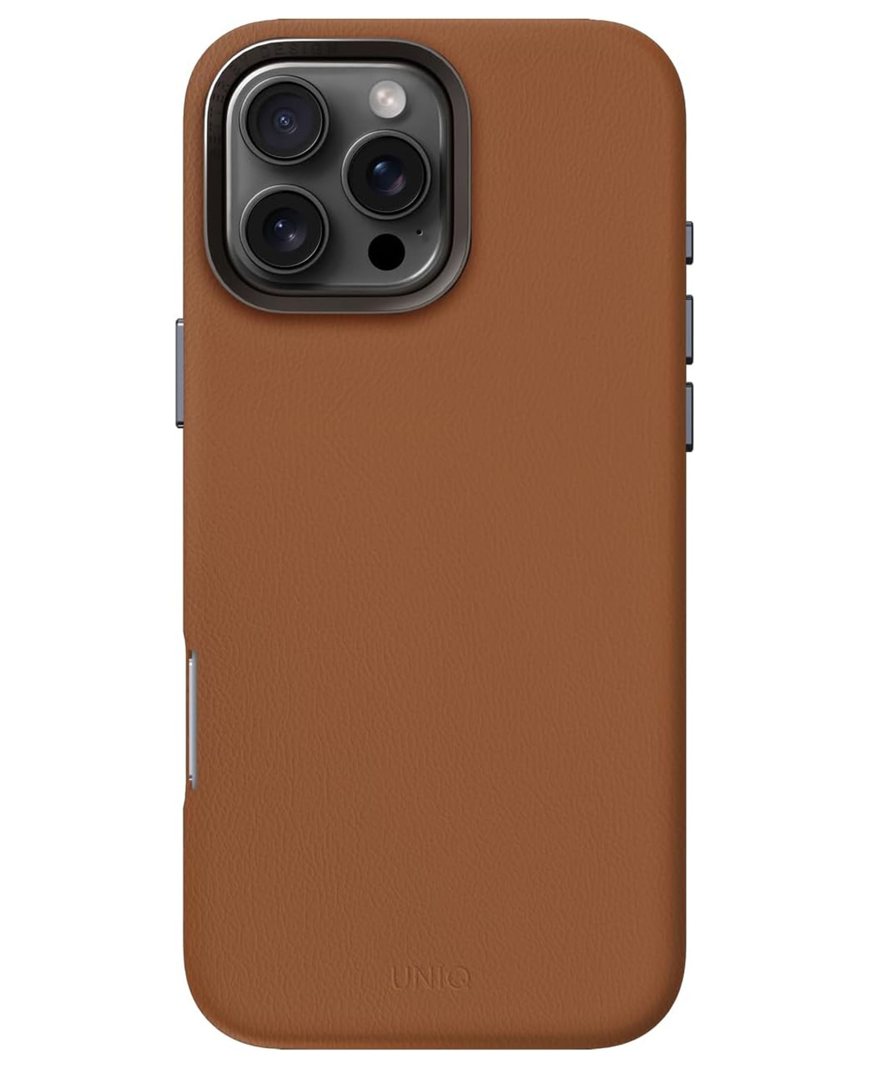iPhone 16 Pro Uyumlu Uniq Lyden Magsafe Deri Kılıf