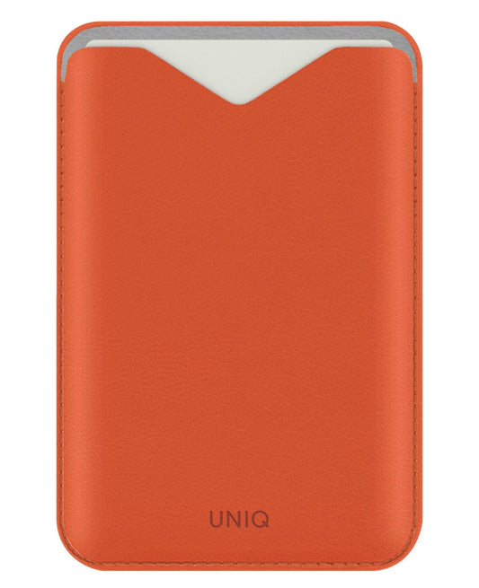 Uniq Lyden Evo Manyetik Standlı Magsafe Deri Kartlık