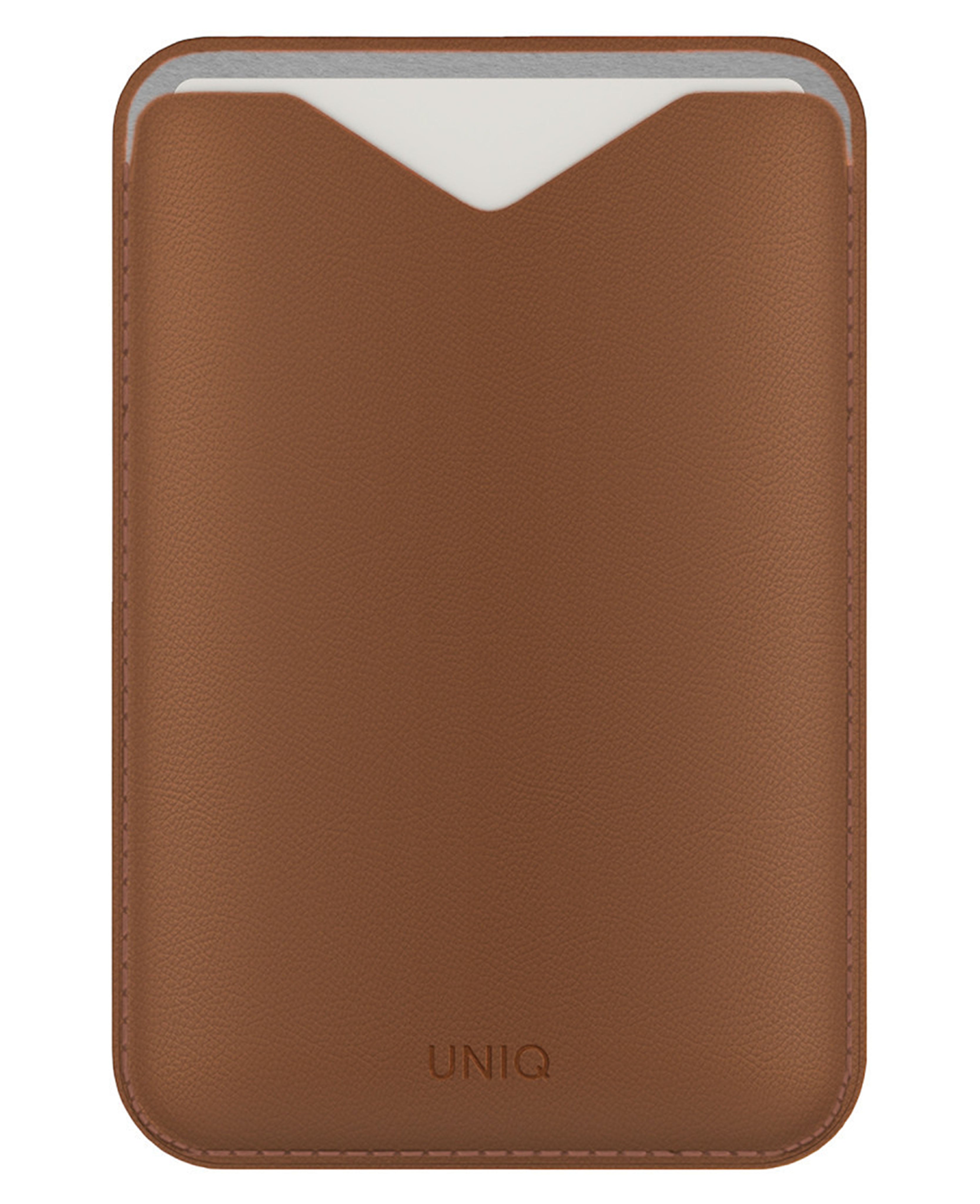 Uniq Lyden Evo Manyetik Standlı Magsafe Deri Kartlık