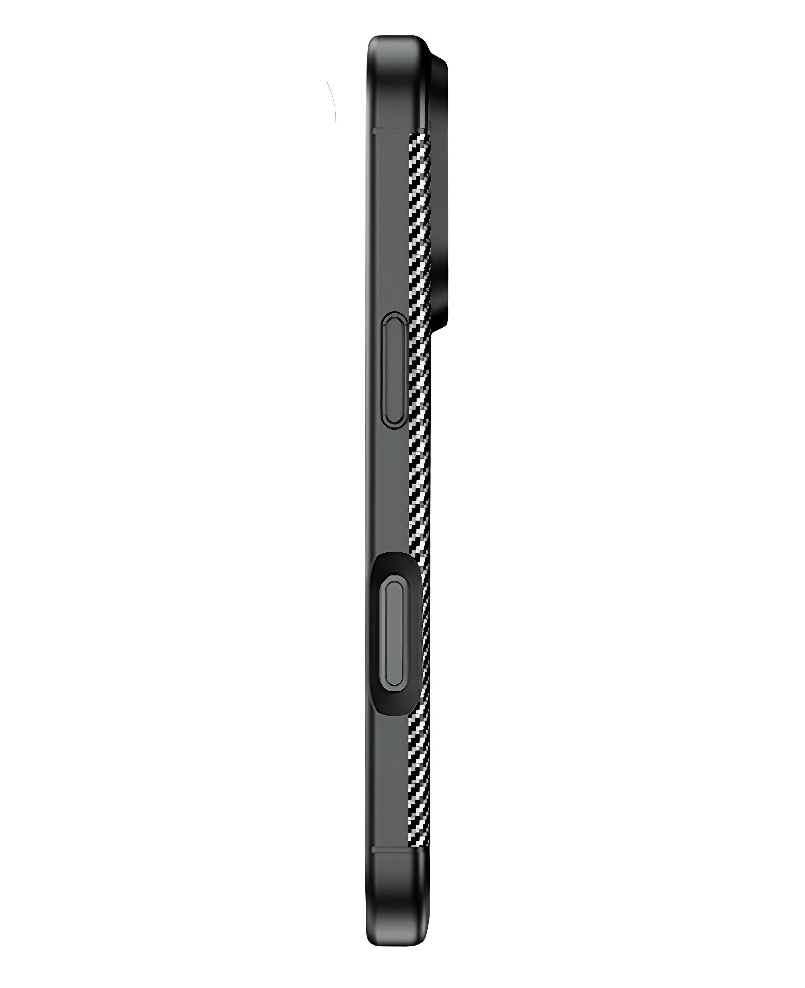 iPhone 17 Pro Uyumlu Karbon Silikon Kılıf