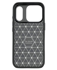 iPhone 17 Pro Max Uyumlu Karbon Silikon Kılıf