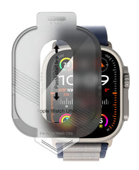 Apple Watch Ultra Uyumlu 49mm Hizalama Aparatlı Cam Ekran Koruyucu
