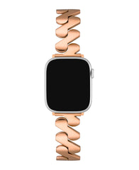 Apple Watch Uyumlu Metal Paslanmaz Celik Helix Loop Kordon