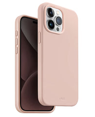 Uniq iPhone 15 Pro Max Uyumlu Lino Hue Magsafe Silikon Kılıf