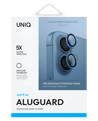 iPhone 16 / 16 Plus Uyumlu Uniq Optix Alüminyum Kamera Lens Koruyucu