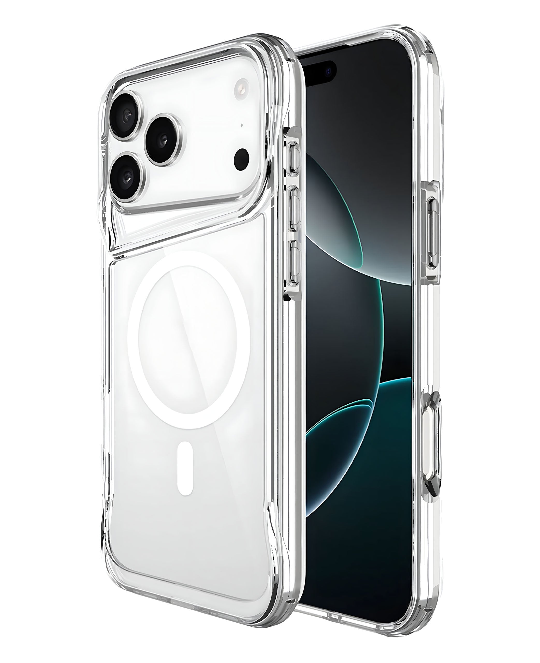 iPhone 17 Pro Max Uyumlu Şeffaf Magsafe Kılıf