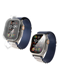 Apple Watch Ultra Uyumlu 49mm Hizalama Aparatlı Cam Ekran Koruyucu