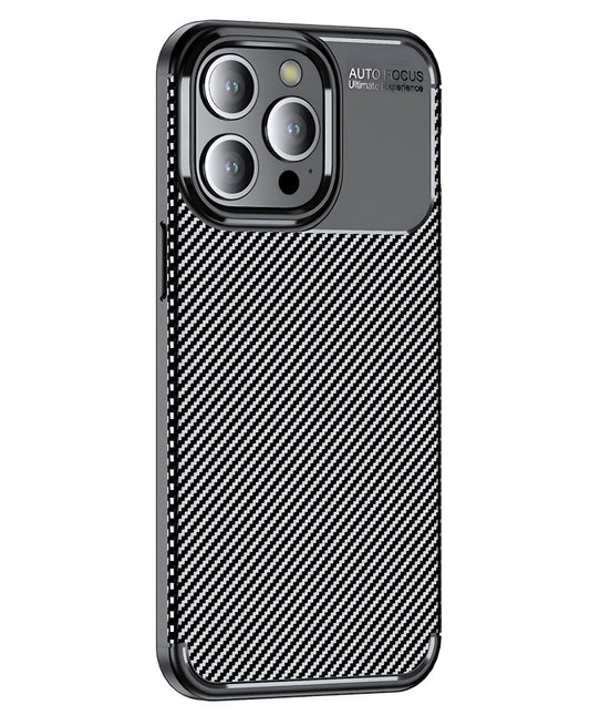 iPhone 15 Pro Max Uyumlu Karbon Silikon Kılıf