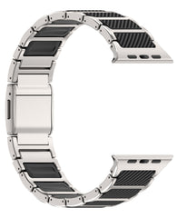 Apple Watch Uyumlu Karbon Titanyum Montblanc Loop Kordon