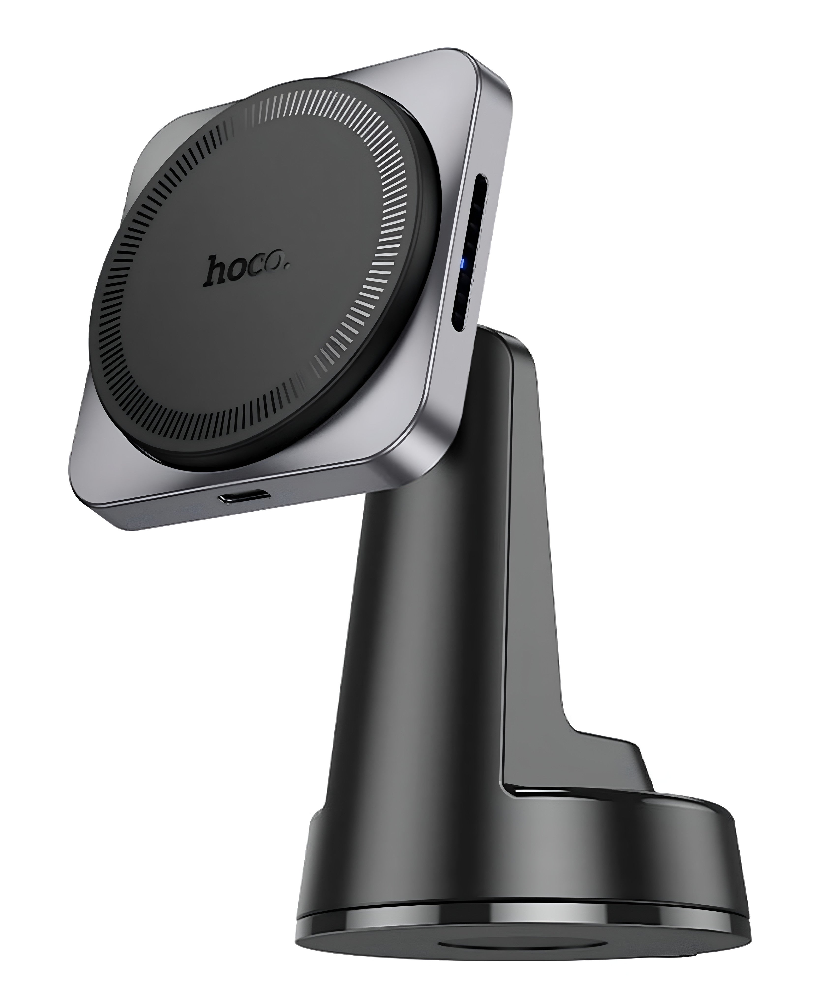 Hoco HW16 Vantuzlu 2in1 Kablosuz Şarj Özellikli Magsafe Manyetik Araç Telefon Tutucu