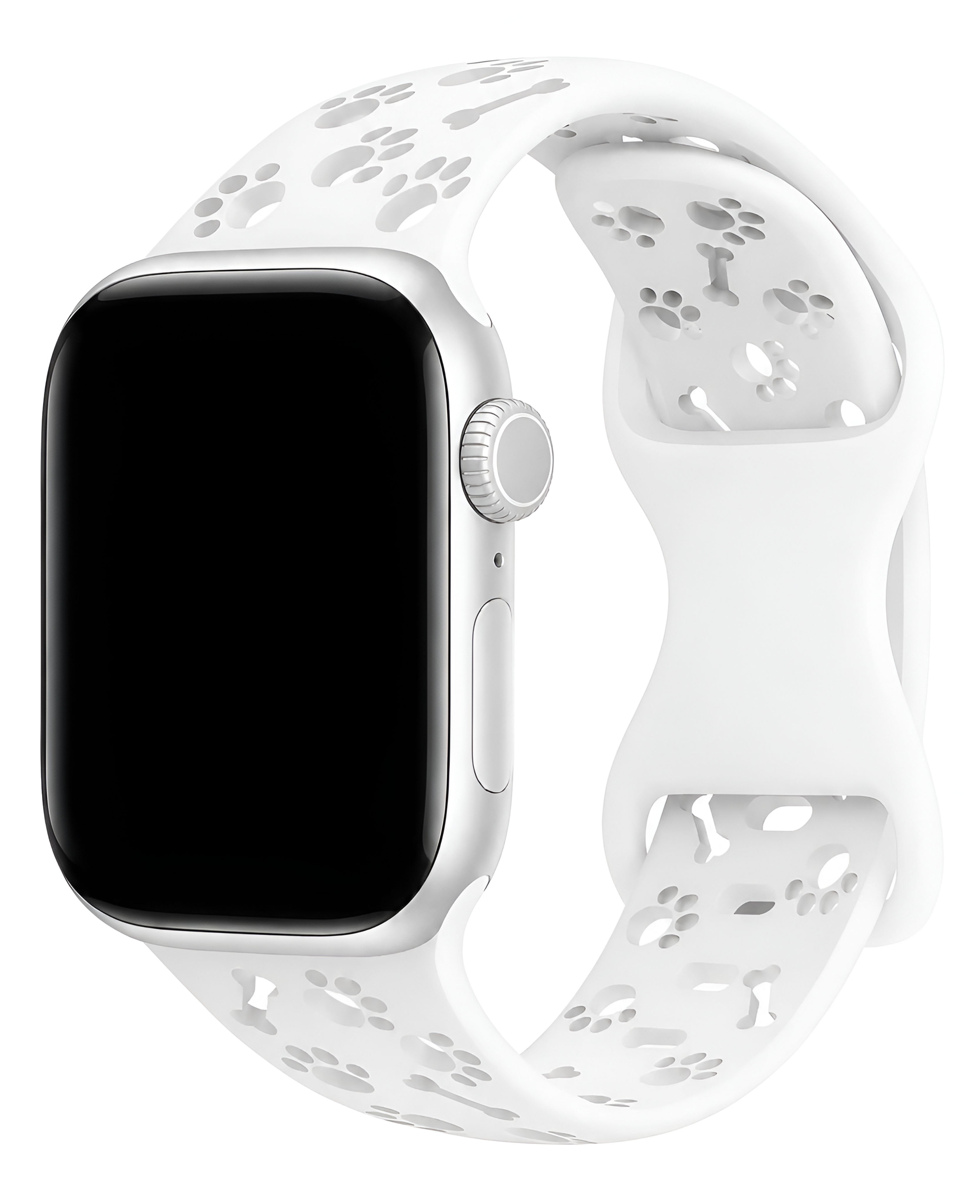 Apple Watch Uyumlu Pati Desenli Pawsense Silikon Loop Kordon