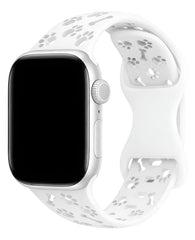 Apple Watch Uyumlu Pati Desenli Pawsense Silikon Loop Kordon