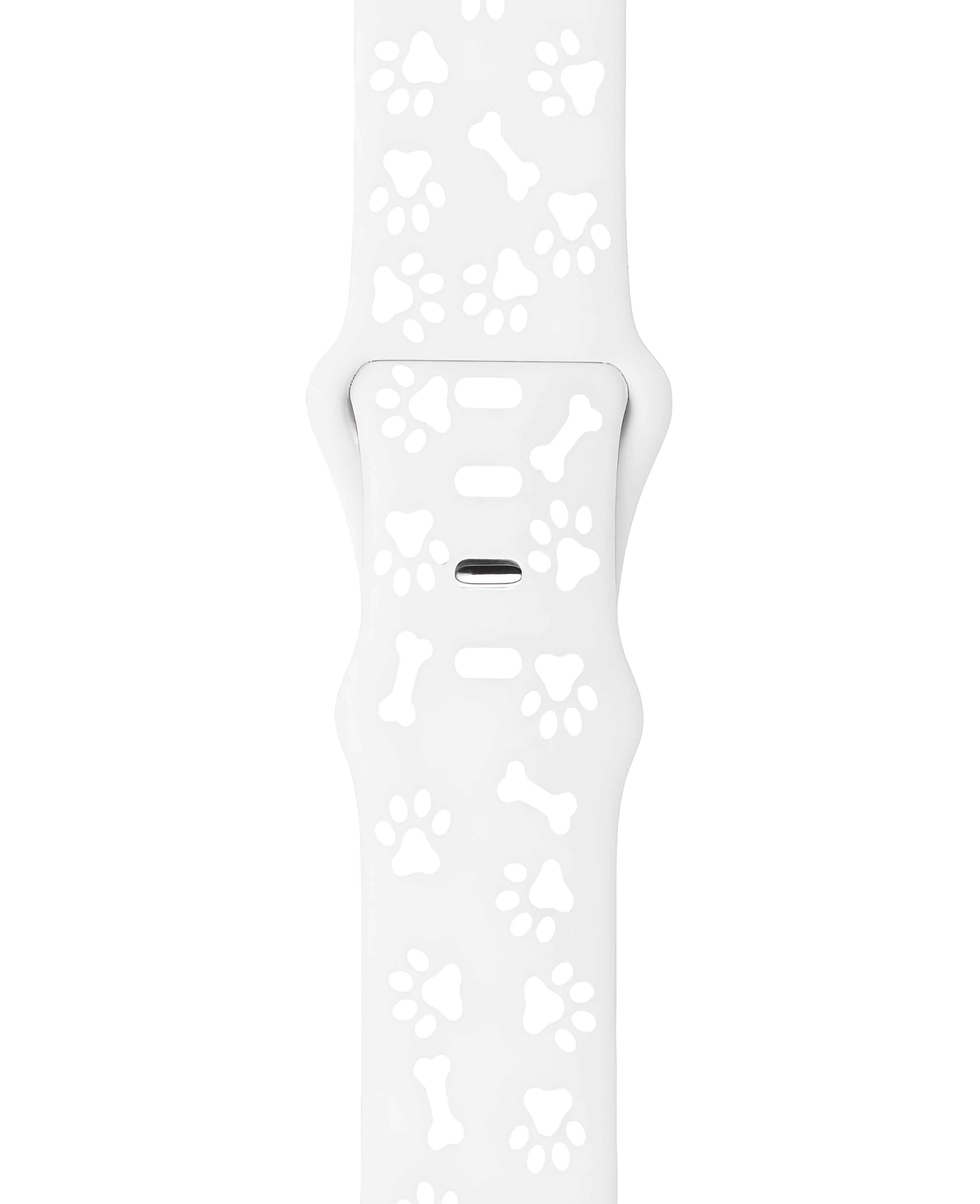 Apple Watch Uyumlu Pati Desenli Pawsense Silikon Loop Kordon