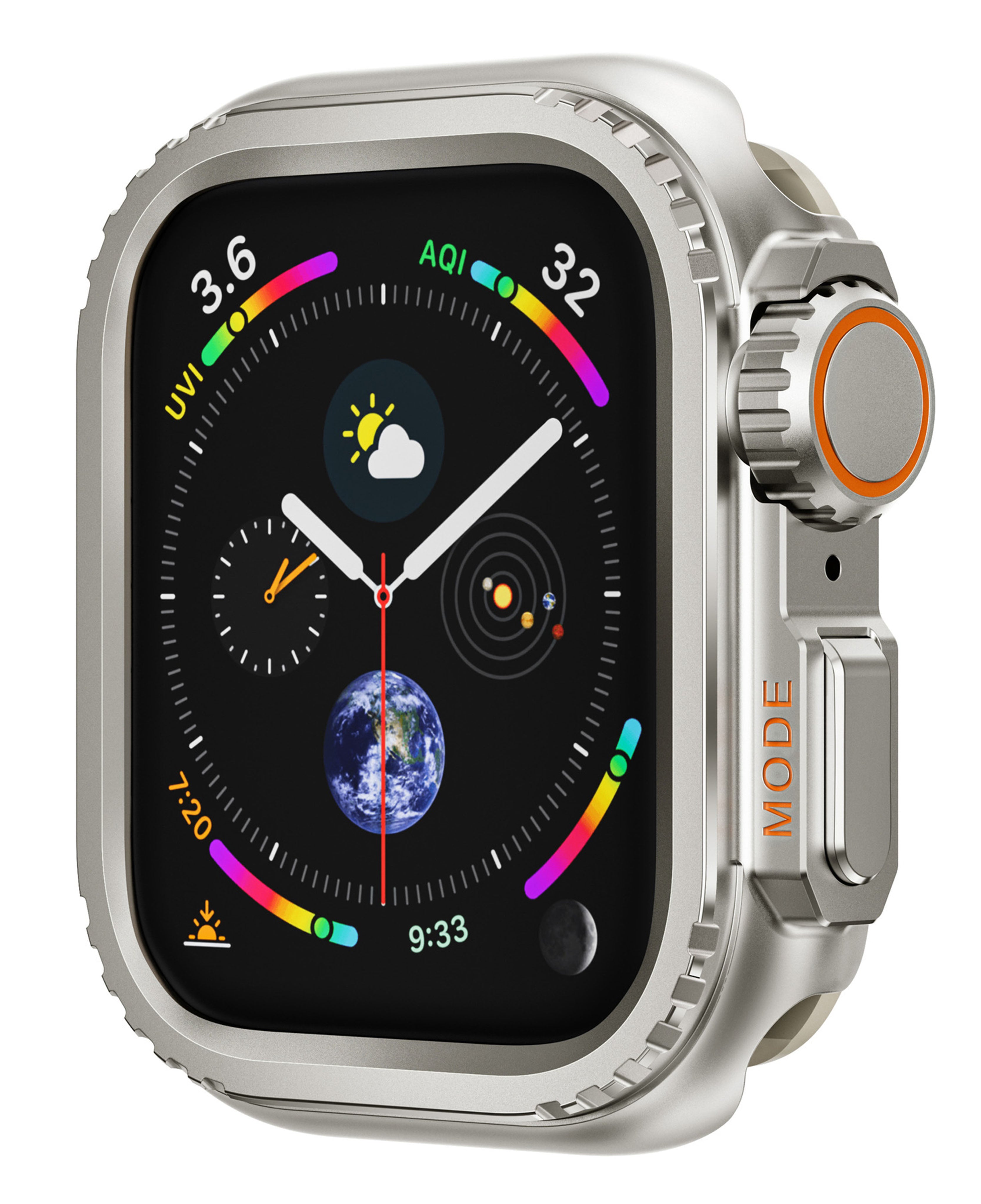 Apple Watch Ultra Dönüştürücü Metal Armor Kasa Koruyucu