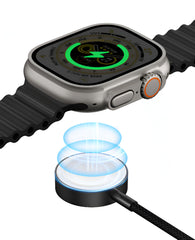 Apple Watch Uyumlu Keephone Manyetik Type-C Hızlı Şarj Örgü Kablo