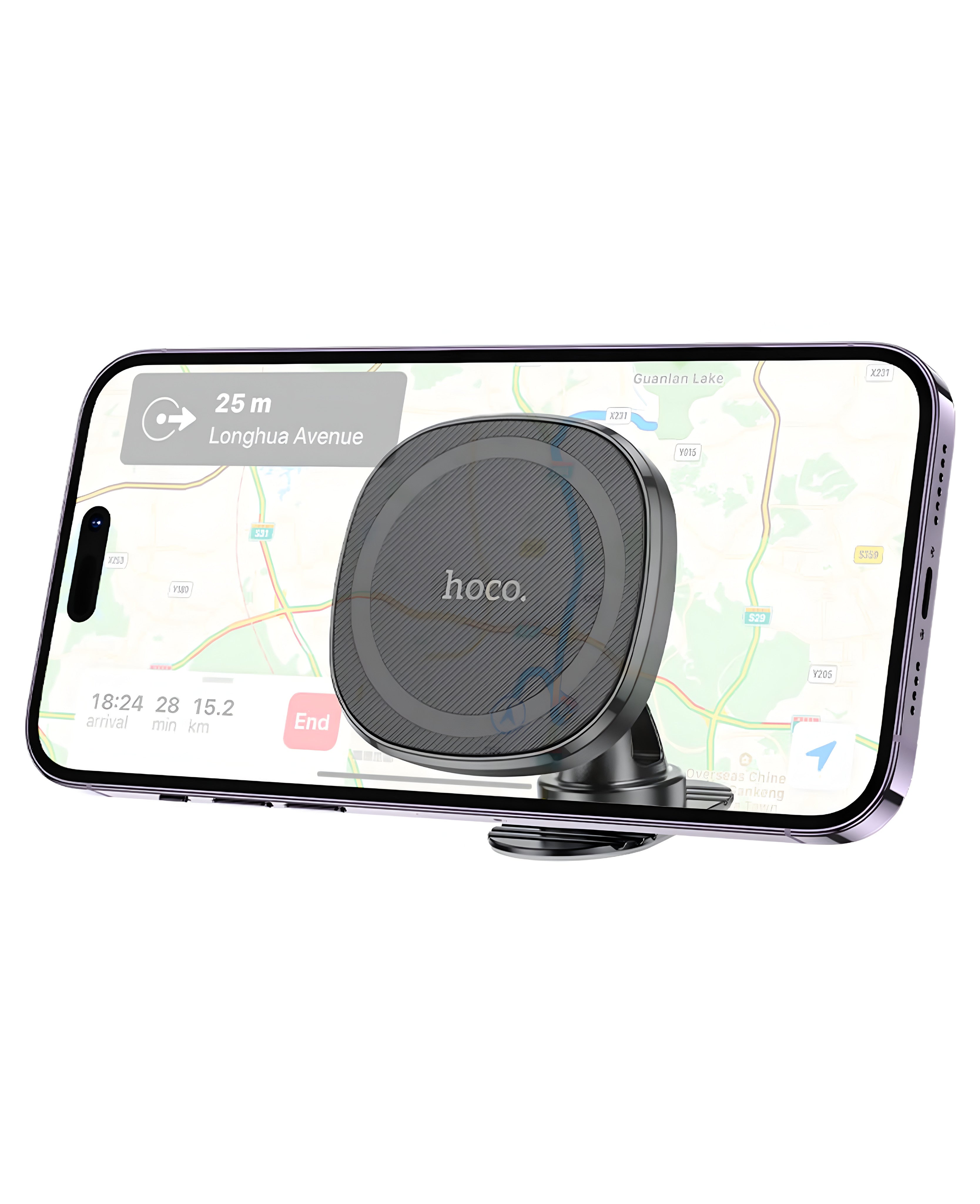 Hoco H35 Cheetah Yapışkanlı Manyetik Magsafe Araç Telefon Tutucu