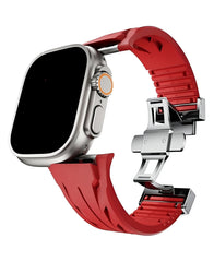 Apple Watch Uyumlu Metal Tokalı Silikon Apex Loop Kordon