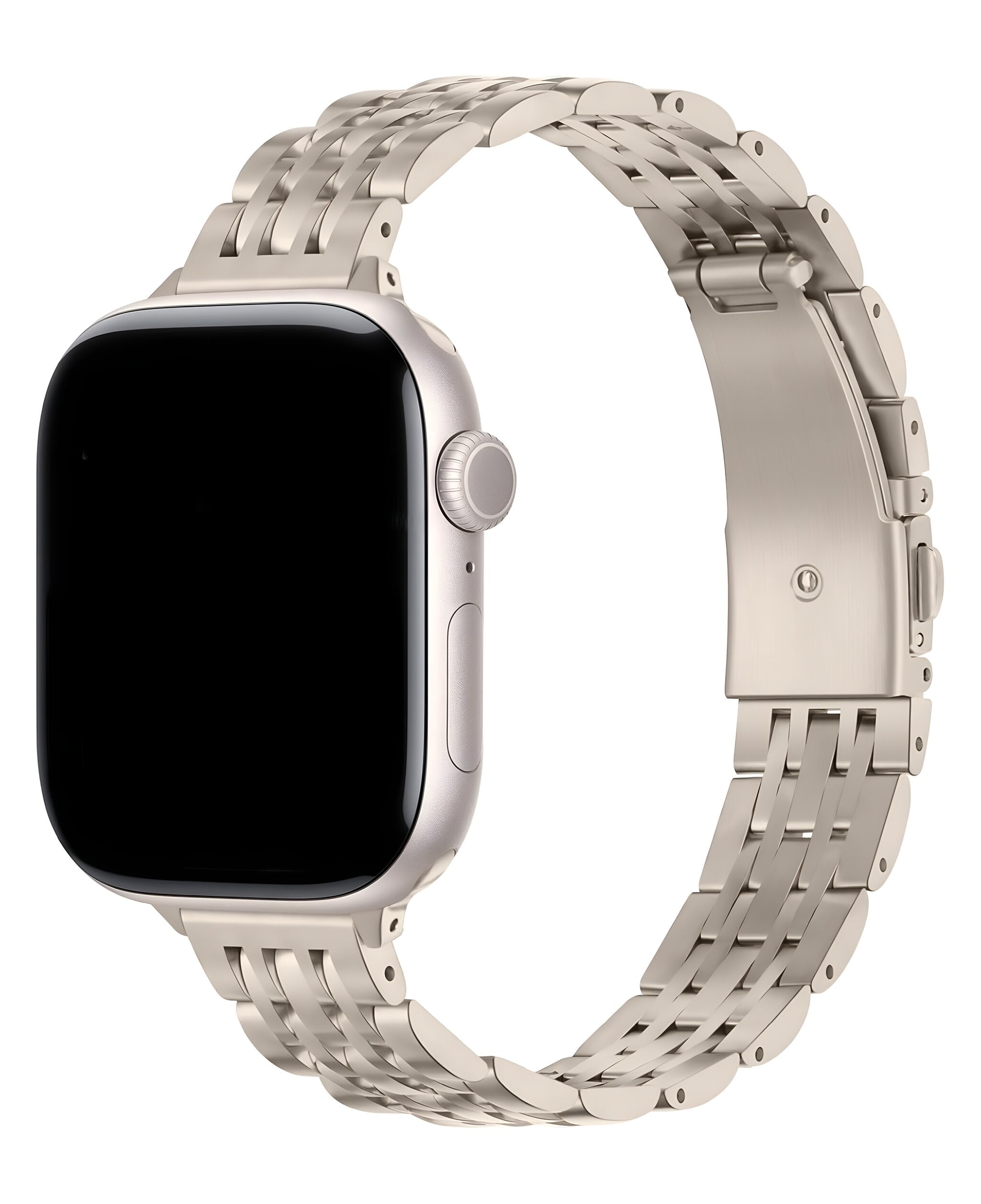 Apple Watch Uyumlu Metal Paslanmaz Çelik Slim Jubilee Loop Kordon