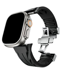 Apple Watch Uyumlu Metal Tokalı Silikon Apex Loop Kordon