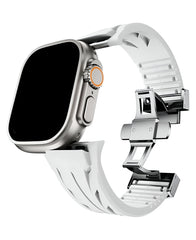 Apple Watch Uyumlu Metal Tokalı Silikon Apex Loop Kordon