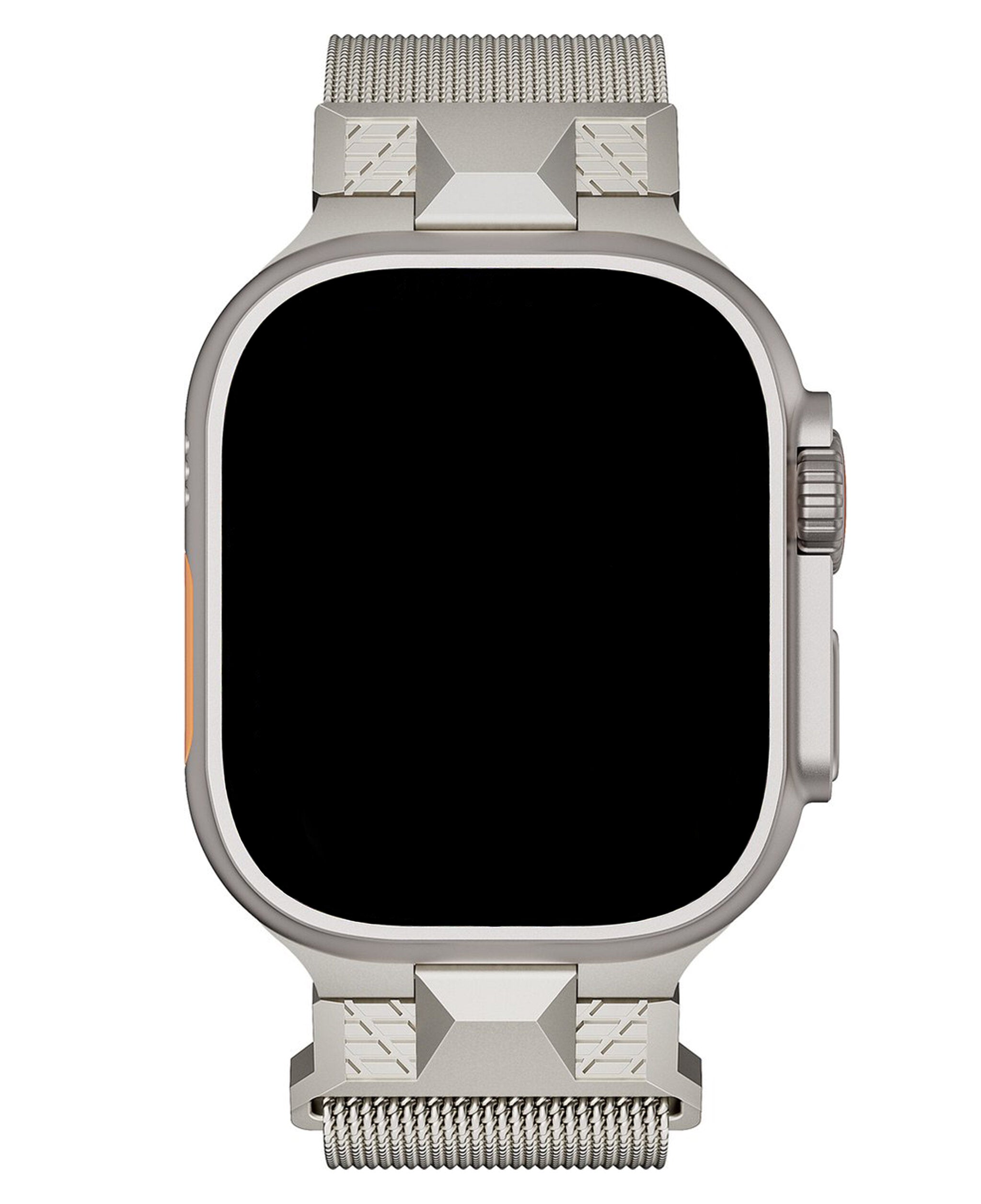 Apple Watch Uyumlu Metal Paslanmaz Celik Royal Milano Loop Kordon