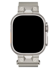 Apple Watch Uyumlu Metal Paslanmaz Celik Royal Milano Loop Kordon