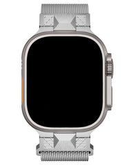 Apple Watch Uyumlu Metal Paslanmaz Celik Royal Milano Loop Kordon