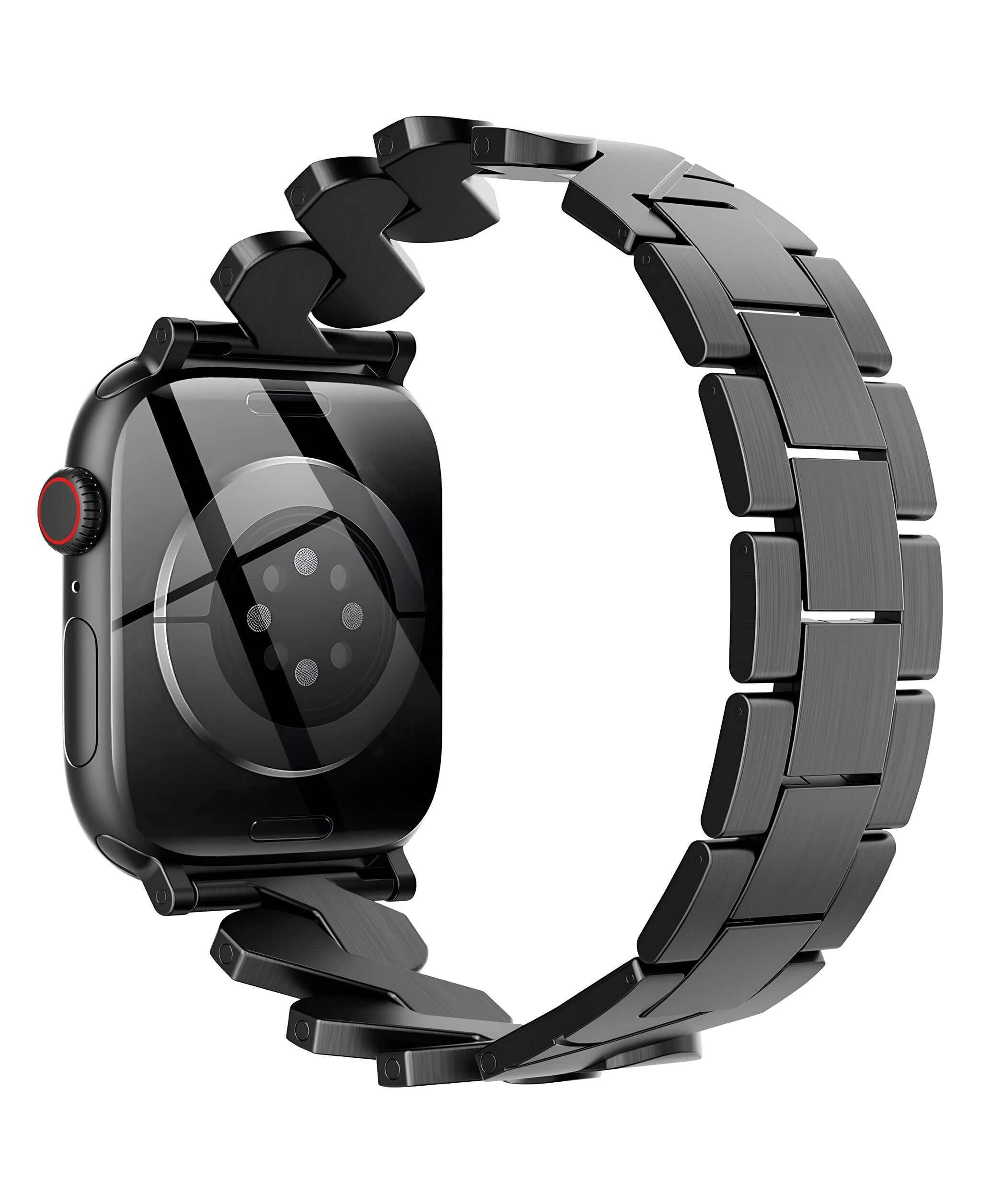 Apple Watch Uyumlu Metal Paslanmaz Celik Helix Loop Kordon