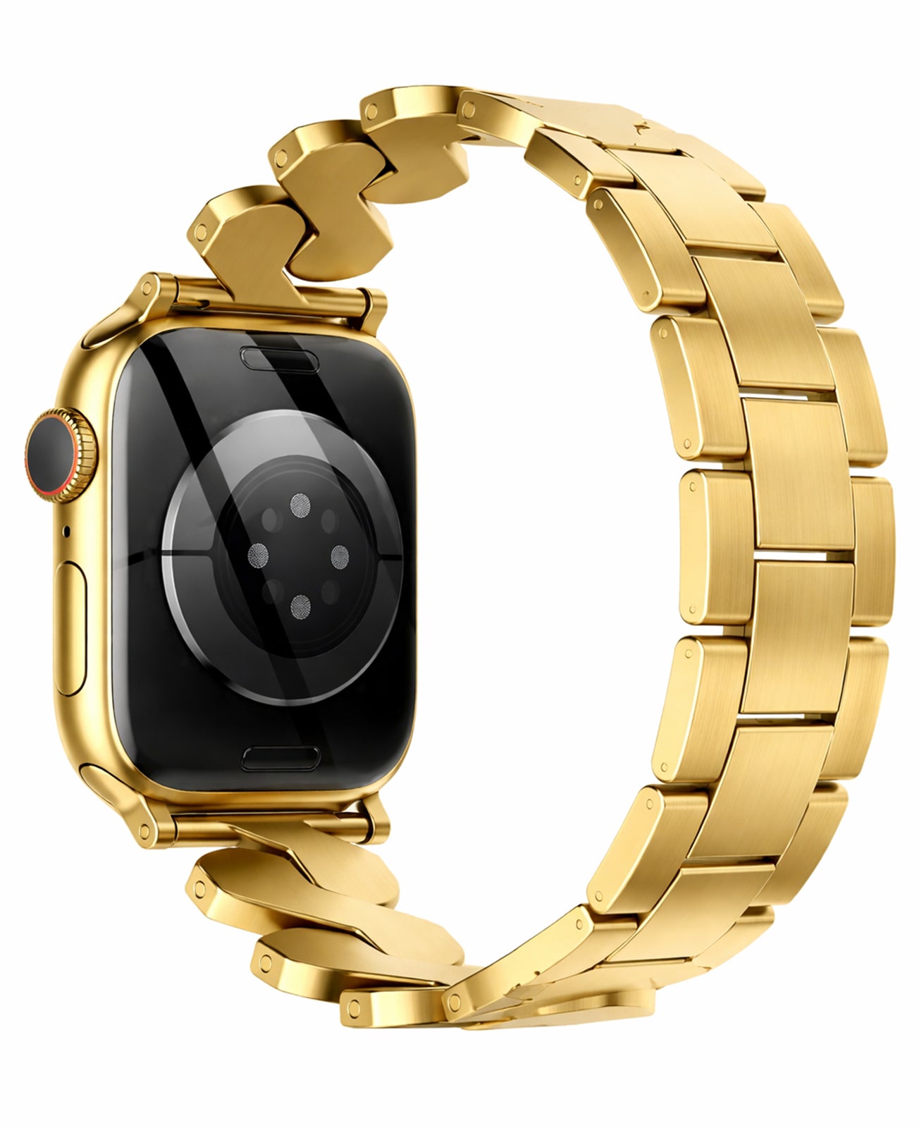 Apple Watch Uyumlu Metal Paslanmaz Celik Helix Loop Kordon