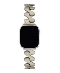 Apple Watch Uyumlu Metal Paslanmaz Celik Helix Loop Kordon