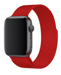 Apple Watch Uyumlu Metal Paslanmaz Çelik Milano Loop Kordon