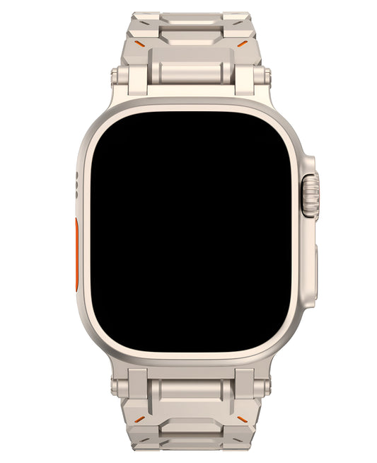 Apple Watch Uyumlu Armor Bakla Paslanmaz Çelik Metal Loop Kordon