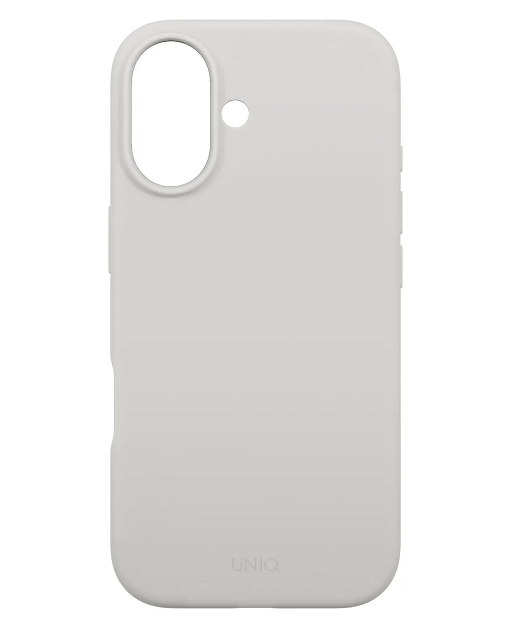 iPhone 17 uyumlu pembe Uniq Lino Hybrid Magsafe kılıf.