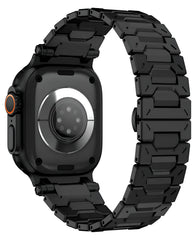 Apple Watch Uyumlu Armor Bakla Paslanmaz Çelik Metal Loop Kordon